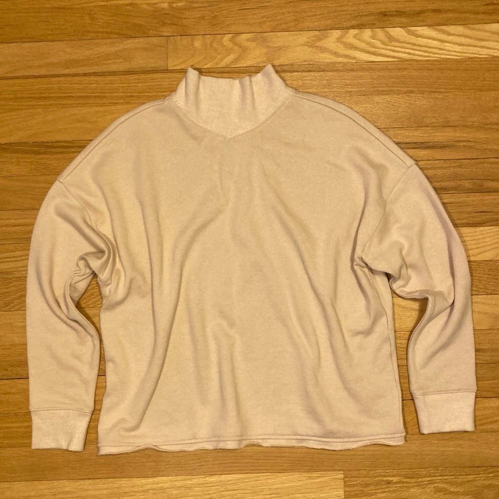 NWT Madewell Cream Mock Neck Sweater